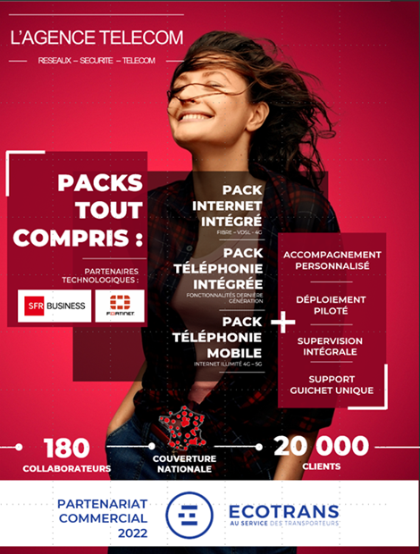 NOUVEAUX ACCORDS ECOTRANS - L'AGENCE TELECOM avec des tarifs négociés
